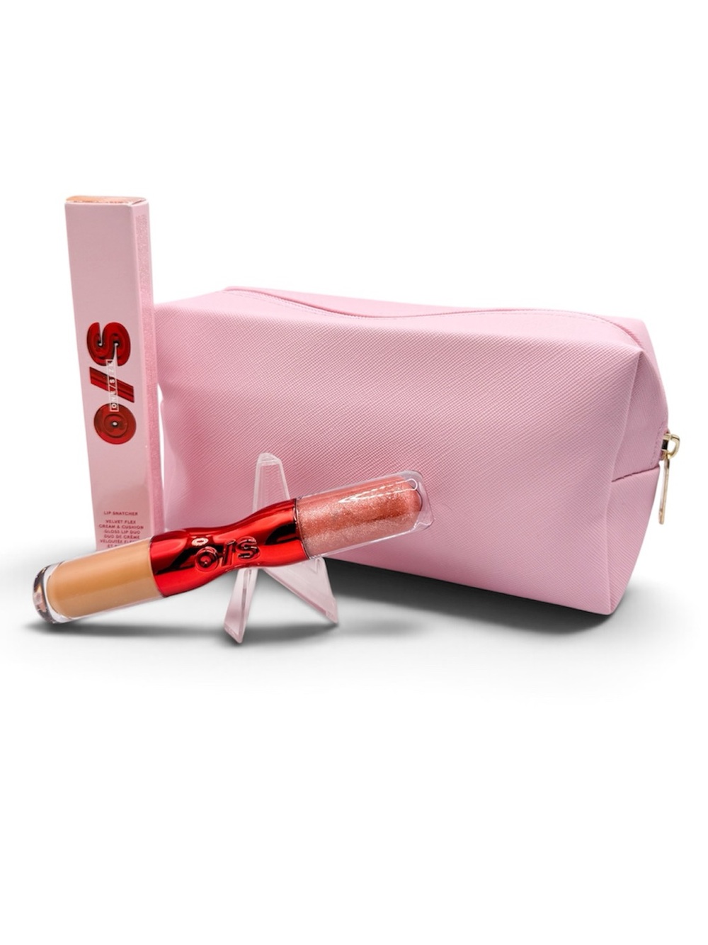 ONE/SIZE Lip Snatcher Trade Finder + Pink Makeup Bag Gift Set